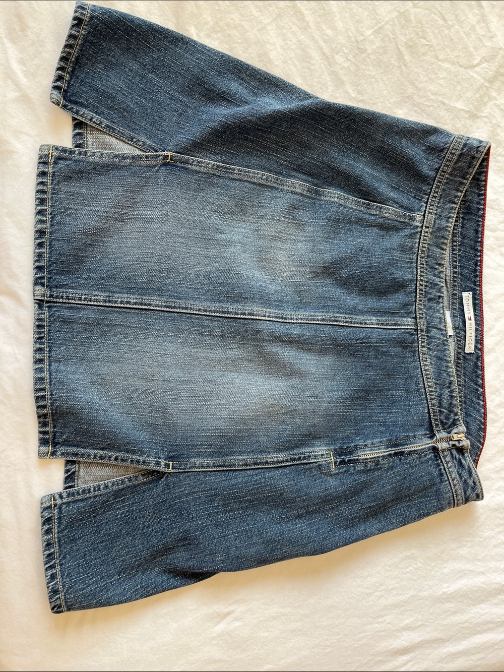 Tommy Hilfiger Women's Relaxed Blue Denim Skirt